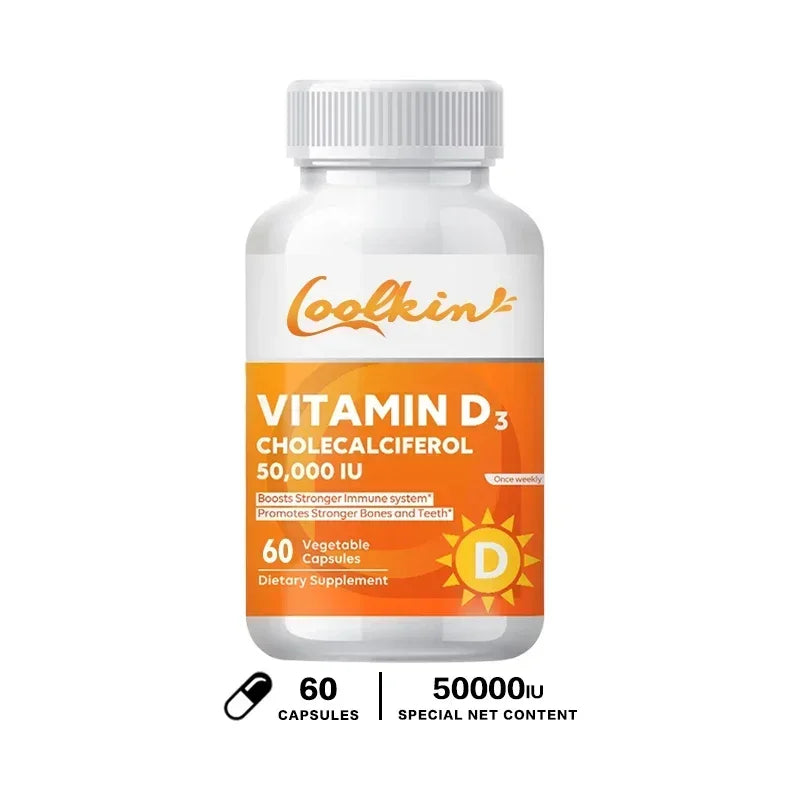 Vitamin D3 50,000 IU - High Potency Bone & Immune Support