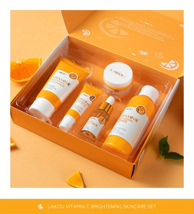 Vitamin C Skincare Set - 5-Piece Complete Routine
