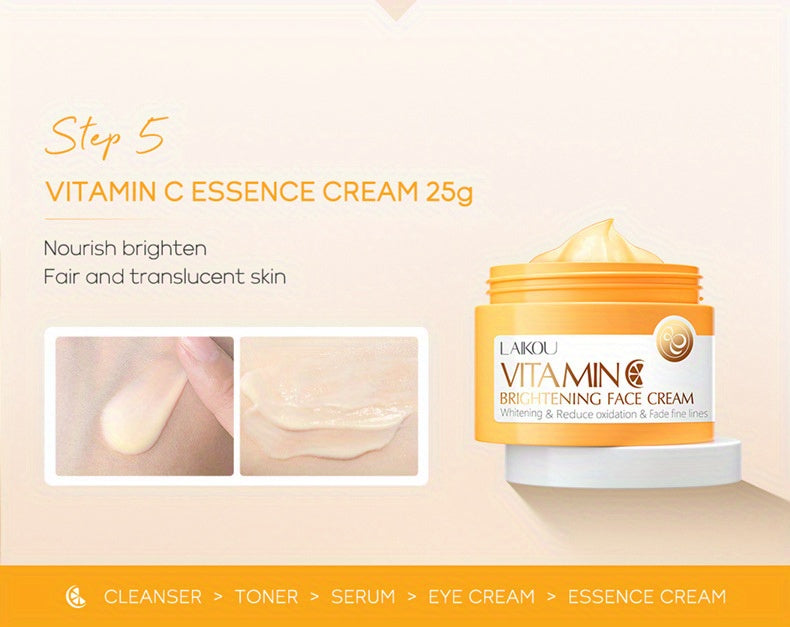 Vitamin C Skincare Set - 5-Piece Complete Routine