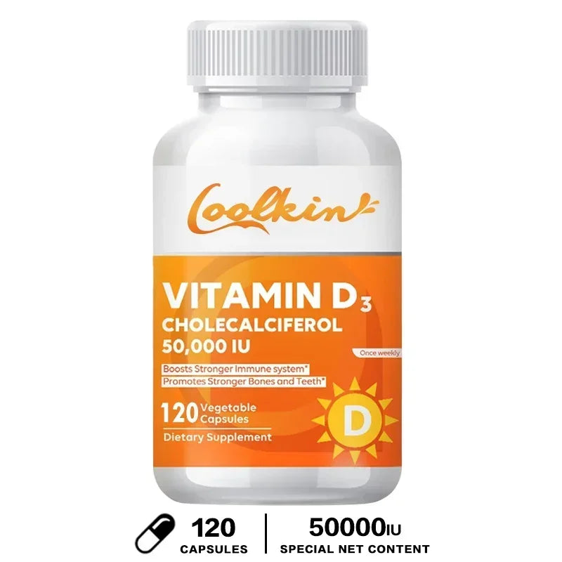 Vitamin D3 50,000 IU - High Potency Bone & Immune Support