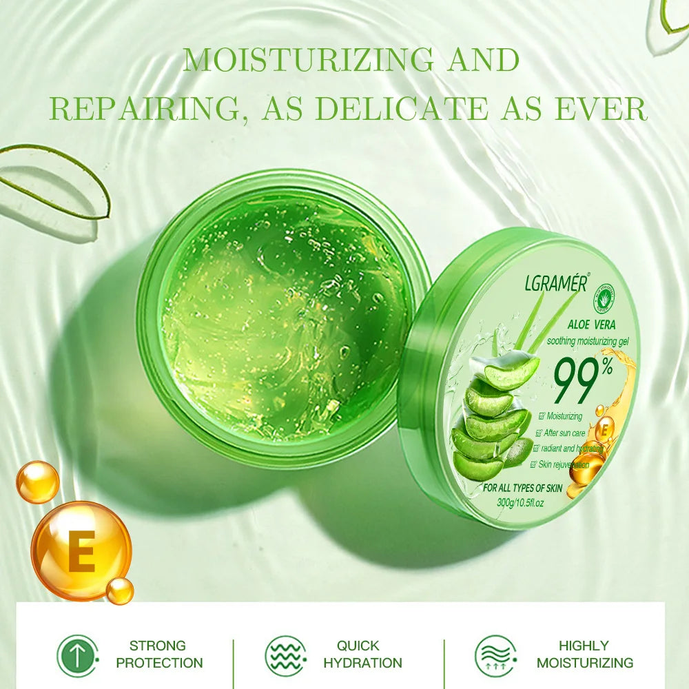 99% Aloe Vera Gel - Hydrating Face & Body Moisturizer