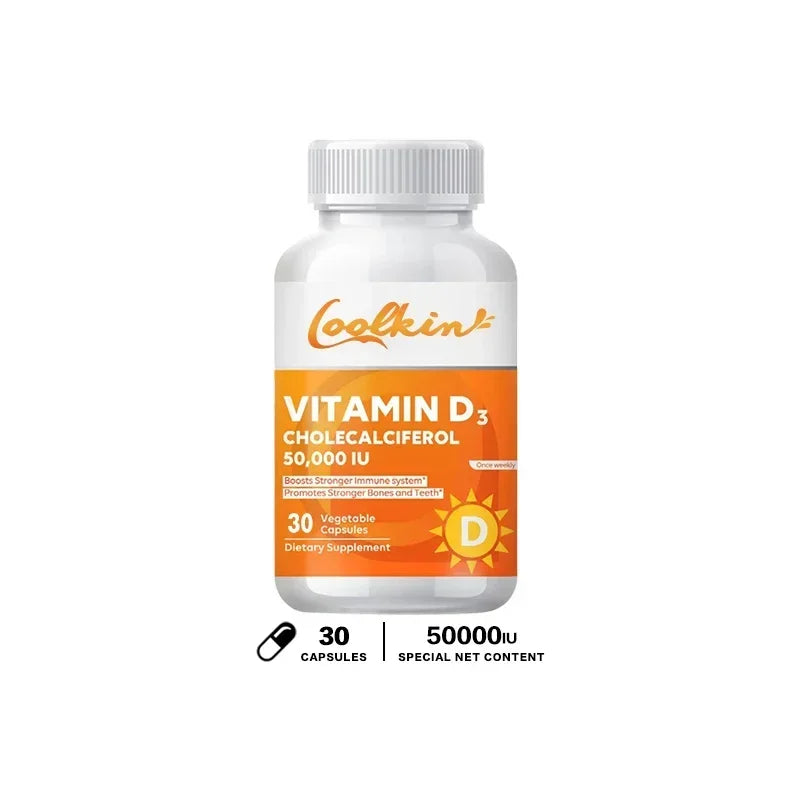 Vitamin D3 50,000 IU - High Potency Bone & Immune Support