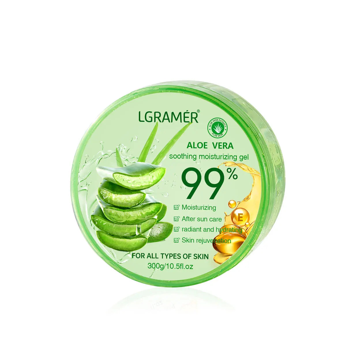 99% Aloe Vera Gel - Hydrating Face & Body Moisturizer